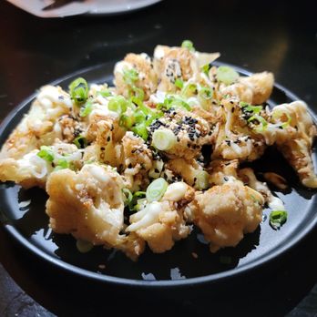 Haven Kitchen + Bar - Tempura cauliflower - Japanese mayo, teriyaki, togarashi, scallions, sesame seeds - Cocktail Bars Near Me - Langley City, British Columbia