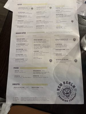Menu photo 6 New Realm Brewing Atlanta, GA Menu photo 6 New Realm Brewing Atlanta, GA