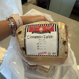 Gluten free 1/2 Loaf Cinn Raisin Bread