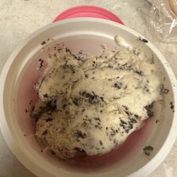 Dunkin' - Two scoops of Oreo Cookies and Cream not  a pint of Chocolate Chip Cookie Dough.