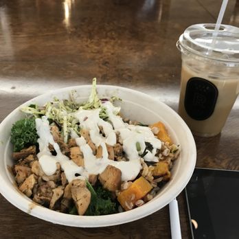 Sterling Food Hall - Smoked chicken bowl at FARE (coffee from Revival Cafe) - Food Court Near Me - Chicago, Illinois Sterling Food Hall - Smoked chicken bowl at FARE (coffee from Revival Cafe) - Food Court Near Me - Chicago, Illinois