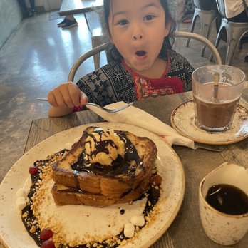 The Aussie Grind - French toasts with vanilla ice cream on top. - Cafes Near Me - Frisco, Texas