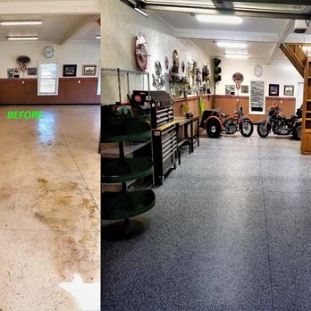 Garage Experts - before and after cleaning - Flooring Near Me Garage Experts - before and after cleaning - Flooring Near Me