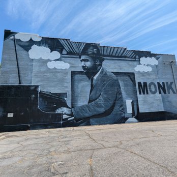 Thelonious Monk Mural - Public Art Near Me - Rocky Mount, North Carolina Thelonious Monk Mural - Public Art Near Me - Rocky Mount, North Carolina