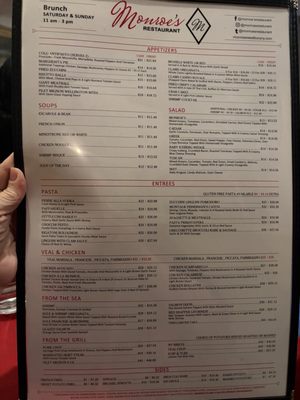 Menu photo 1 Monroe’s Restaurant Westbury, NY Menu photo 1 Monroe’s Restaurant Westbury, NY