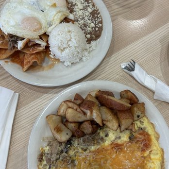 Aloha Stacks - Chilaquiles and loco moco - Pancakes Near Me - El Monte, California Aloha Stacks - Chilaquiles and loco moco - Pancakes Near Me - El Monte, California