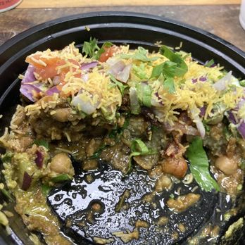 Saffron Indian Cafe - Aloo tikki chaat - Indian Near Me - Durham, North Carolina