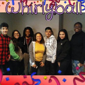 WhirlyBall - Group picture outside Whirlyball game floor., look at those smiles - Sports Bars Near Me - Chicago, Illinois WhirlyBall - Group picture outside Whirlyball game floor., look at those smiles - Sports Bars Near Me - Chicago, Illinois
