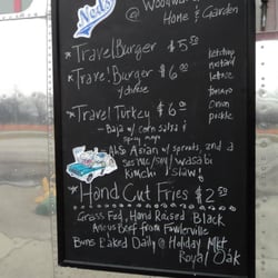 Ned's TravelBurger - Menu Board