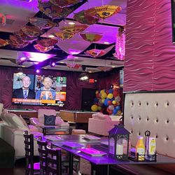 Legends Sports Bar & Lounge - A bit Chuck E. Cheese w balloon arches