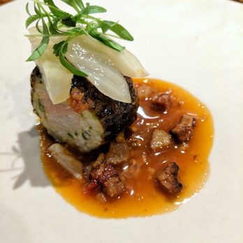 Barley Swine - The Southern Sushi : pork belly, cabbage, gulf XO sauce - New American Near Me - Austin, Texas Barley Swine - The Southern Sushi : pork belly, cabbage, gulf XO sauce - New American Near Me - Austin, Texas