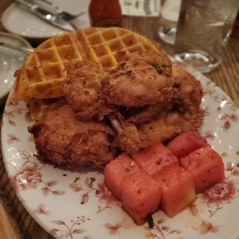 Yardbird - Chicken & Waffles with Watermelon - Southern Near Me - Las Vegas, Nevada Yardbird - Chicken & Waffles with Watermelon - Southern Near Me - Las Vegas, Nevada