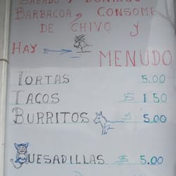 Taqueria La Morena - Menu 2