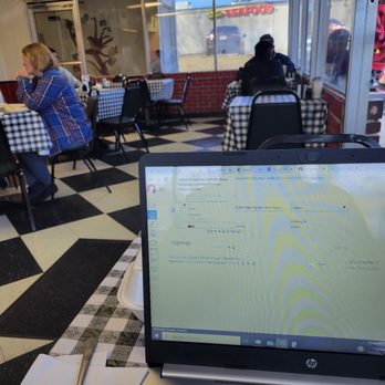Demitris Restaurant - My morning office inside Dimitris - Breakfast & Brunch Near Me - Decatur, Georgia Demitris Restaurant - My morning office inside Dimitris - Breakfast & Brunch Near Me - Decatur, Georgia