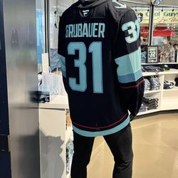 Seattle Kraken Team Store - Admiring the hockey jerseys