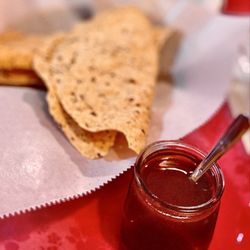 Dinner India - Papad is excellent. Out of the mint sauce this time tho, it was packed on Saturday night OuiOui :)...