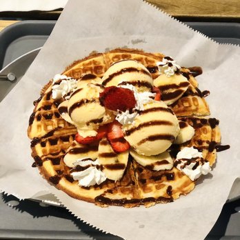 Cafe Orange - Ice Cream Waffle - Desserts Near Me - Garden Grove, California Cafe Orange - Ice Cream Waffle - Desserts Near Me - Garden Grove, California