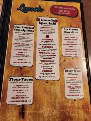 Menu photo 4 Casa De Benavidez Albuquerque, NM