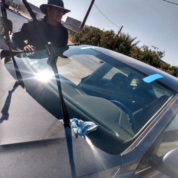 Carlos Auto Glass - 2019 Passat with a fresh new glass with our Employee of the month Buddy - Auto Glass Services Near Me - Coachella, California Carlos Auto Glass - 2019 Passat with a fresh new glass with our Employee of the month Buddy - Auto Glass Services Near Me - Coachella, California