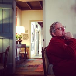 Maison Madeleine At Lake Martin - This is a photo of walt, Madeleine's husband, in the entry way.