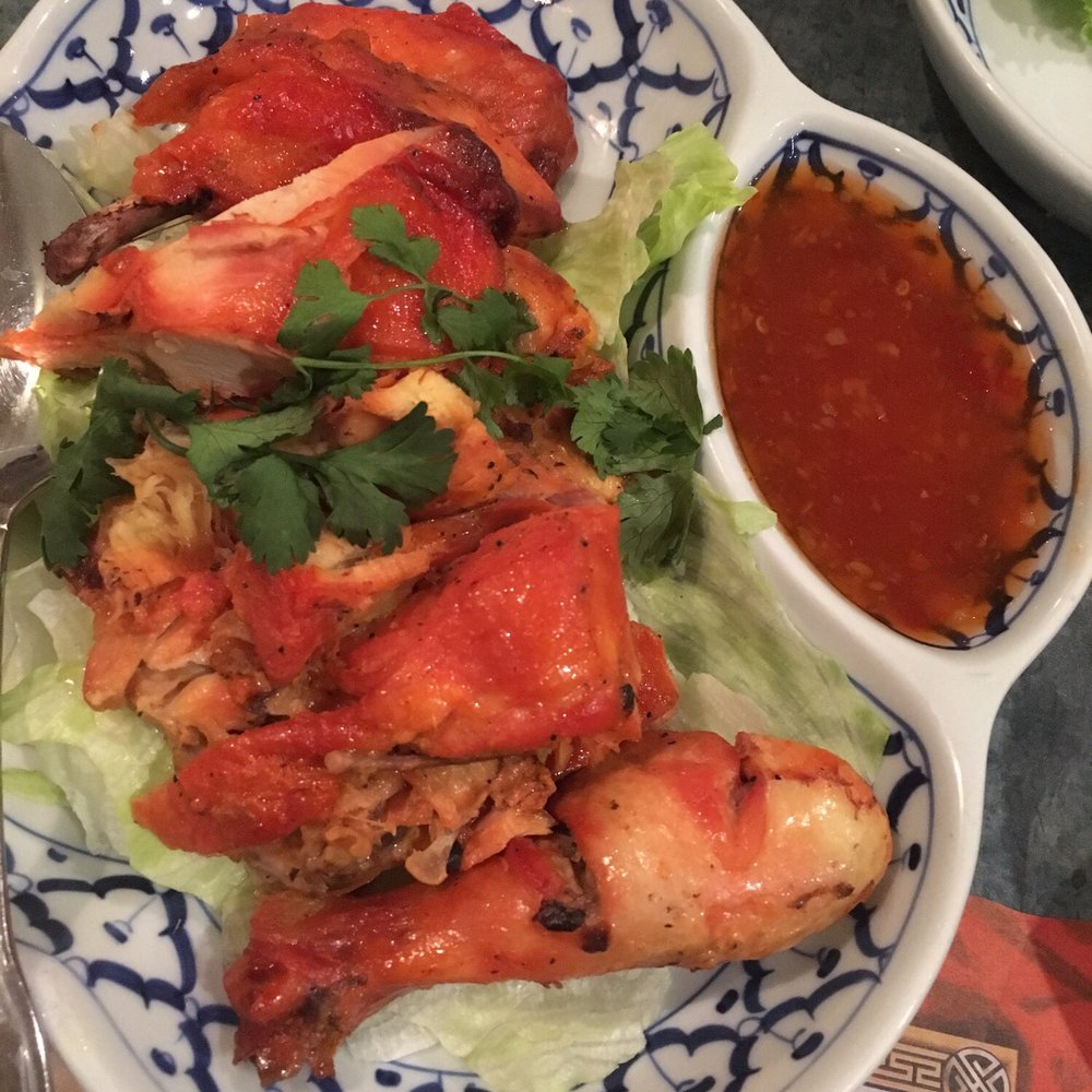Thai House - Half order of Thai BBQ chicken, very dry, tasteless, and overpriced - Thai Near Me - Las Vegas, Nevada Thai House - Half order of Thai BBQ chicken, very dry, tasteless, and overpriced - Thai Near Me - Las Vegas, Nevada