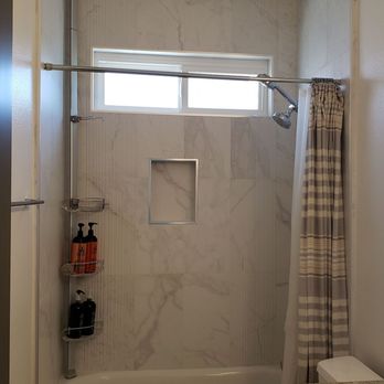E&M Tile and Marble - After guest shower - Tiling Near Me - Costa Mesa, California E&M Tile and Marble - After guest shower - Tiling Near Me - Costa Mesa, California