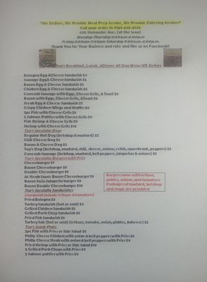 Menu photo 2 Tops Food & Catering Mobile, AL