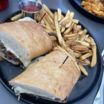 The Front Yard - Philly cheese steak - Beer Gardens Near Me - Las Vegas, Nevada The Front Yard - Philly cheese steak - Beer Gardens Near Me - Las Vegas, Nevada