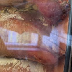 Blue Seas Fish Market - This is the catfish they sell.  It's literally turning black