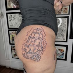Heroes & Ghosts Tattoo - Done by Nick Bryant