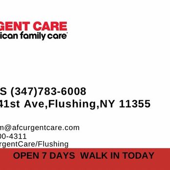 AFC Urgent Care Flushing - Address - Family Practice Near Me - Flushing, New York