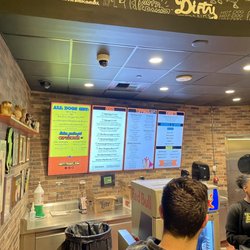 Dirty Franks Hotdog Palace - Menu boatd