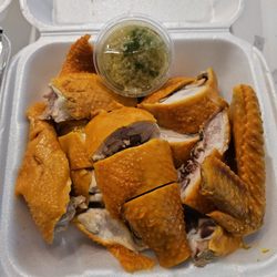 Steamed chicken