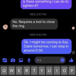 Steel N Ink Body Piercing - Facebook messenger interaction