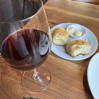 Ingredients - Wine and complementary bread - New American Near Me - San Francisco, California