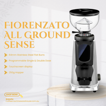 Coffee Machine Warehouse - Smart grinding. Serious performance.
The Fiorenzato All Ground Sense - Chrome combines sleek Italian design with advanced grinding techno - Appliances & Repair Near Me - Clayton, VIC Coffee Machine Warehouse - Smart grinding. Serious performance.
The Fiorenzato All Ground Sense - Chrome combines sleek Italian design with advanced grinding techno - Appliances & Repair Near Me - Clayton, VIC