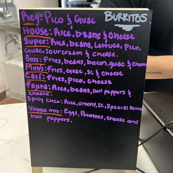 El Burrito House - Menu details - Mexican Near Me - Redding, California