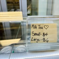 Benjamin’s Sweets - Milk tea prices