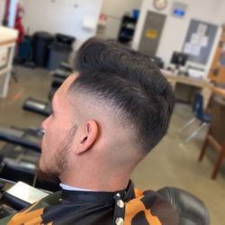 Pro Barber College - Mid-High Fade done by yours truly!