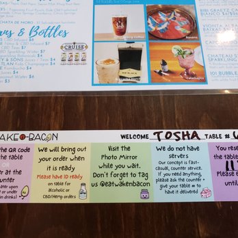 Wake ‘n Bacon - Card given after you check in for a seat - Breakfast & Brunch Near Me - Chicago, Illinois Wake ‘n Bacon - Card given after you check in for a seat - Breakfast & Brunch Near Me - Chicago, Illinois