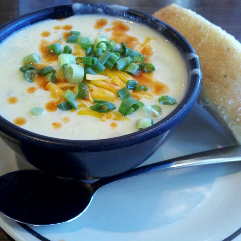 Corner Bakery Cafe - Loaded Baked Potato Soup. Cup. - Sandwiches Near Me - Burbank, California Corner Bakery Cafe - Loaded Baked Potato Soup. Cup. - Sandwiches Near Me - Burbank, California