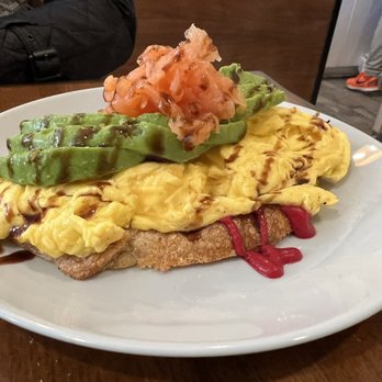 Belly Cake - Avo Toast - a bit small - Pancakes Near Me - Bayside, New York