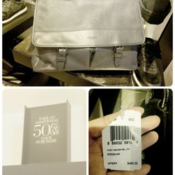 This bag after all the discount $124.00....