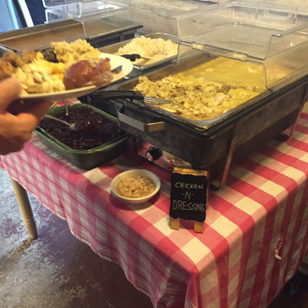 The Southern Farm Table Restaurant and Bakery - Love that each buffet is a different style table - American Near Me - Florence, Alabama The Southern Farm Table Restaurant and Bakery - Love that each buffet is a different style table - American Near Me - Florence, Alabama