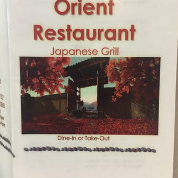 Orient Restaurant - the front cover of the book - Japanese Near Me - Windsor, Ontario Orient Restaurant - the front cover of the book - Japanese Near Me - Windsor, Ontario