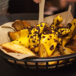 Chivuo's - Fries with melted cheddar and crispy bacon