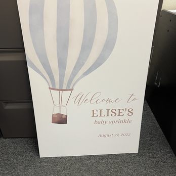 RedDot Printing - Baby Shower welcome sign - Printing Services Near Me - Orange, California RedDot Printing - Baby Shower welcome sign - Printing Services Near Me - Orange, California