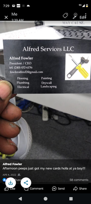 Alfred home repair services Logo
