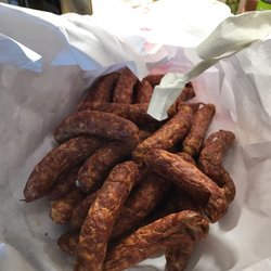 Smolich Brothers Homemade Sausage - SMOKIES GREAT ON THE GRILL, PAN OR SLICED UP FOR AN APPETIZER PLATE