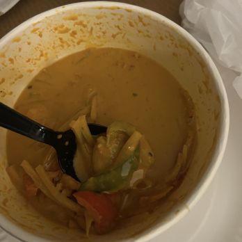 Le Thai - Payang curry with sticky rice level 2 but spiciness was a level 4.5 - Thai Near Me - Las Vegas, Nevada